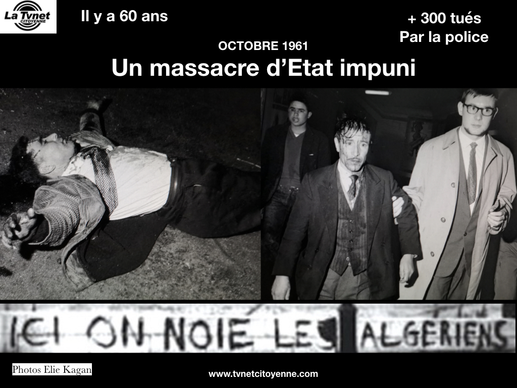 Octobre 1961 un massacre d’Etat impuni
