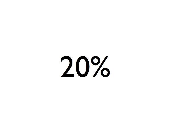 20%