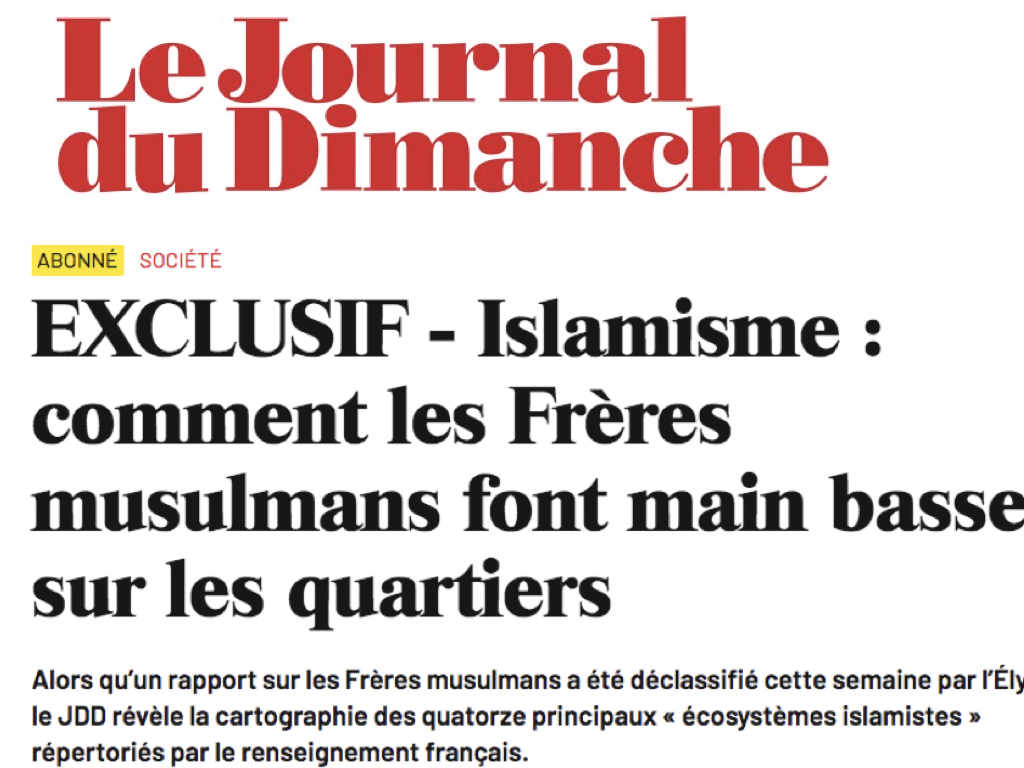 Chambéry Avenir ciblée par le Journal du Dimanche comme association des Frères Musulmans