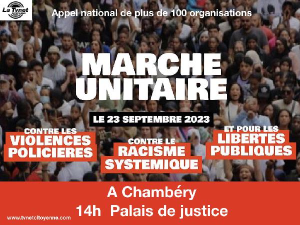 Le 23 septembre 2023, Marche Unitaire des forces progressistes, sans le PS et le PCF
