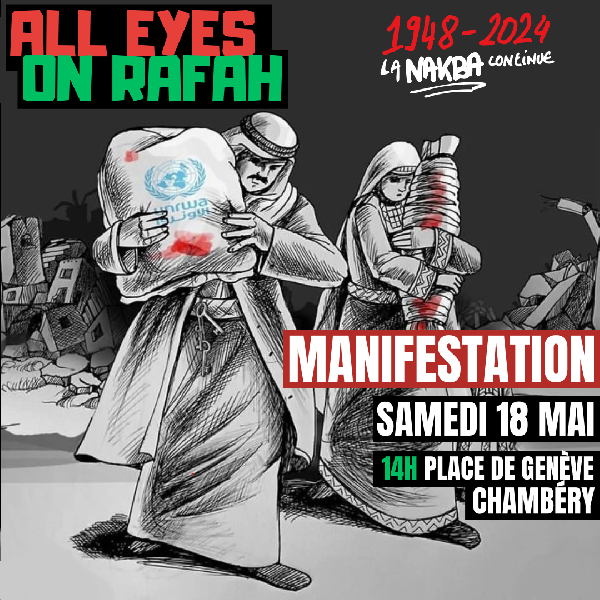 Soixante-seize ans après, la Nakba continue : ça suffit !