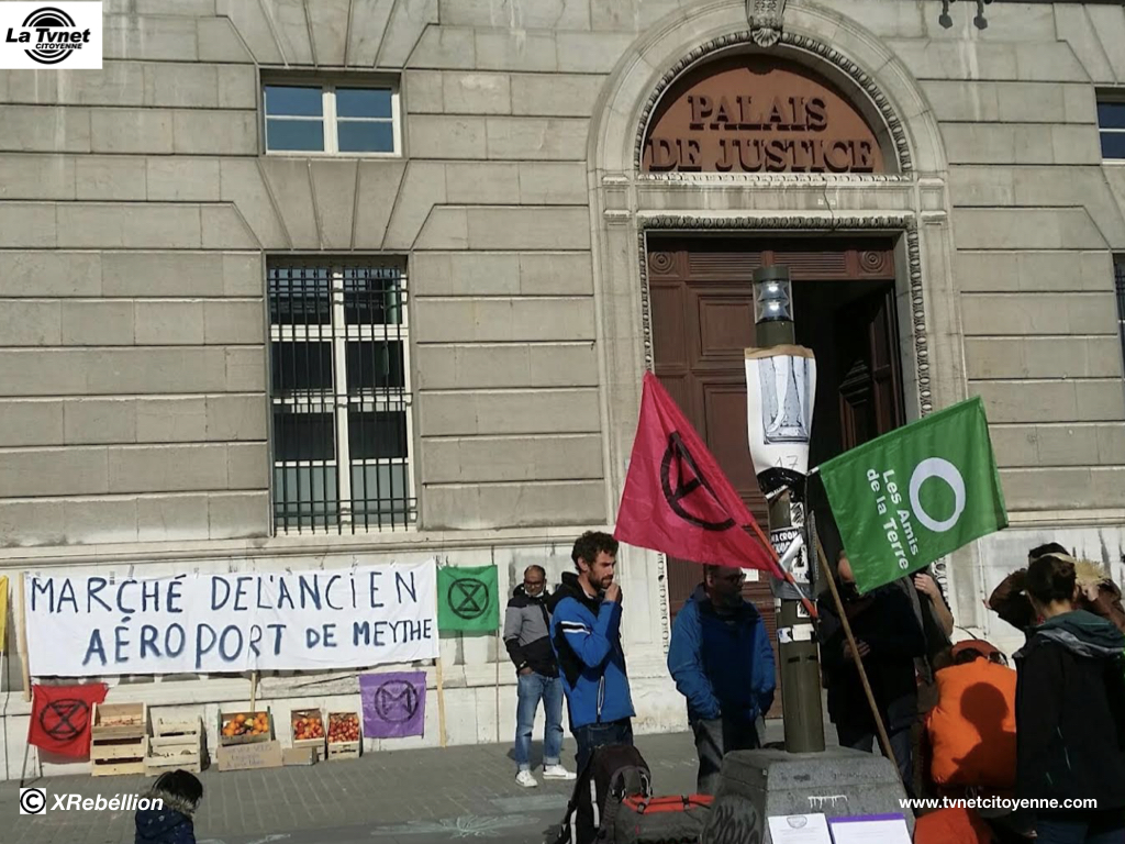 11 militants d'Extinction Rébellion devant la Cour d'Appel de Chambéry