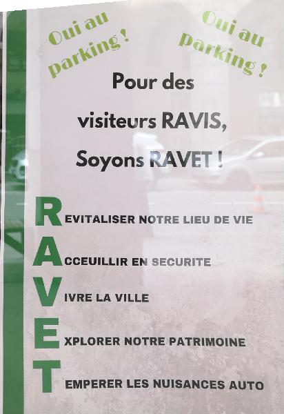 89% des commerçants n'affichent pas leur soutien au Parking Ravet