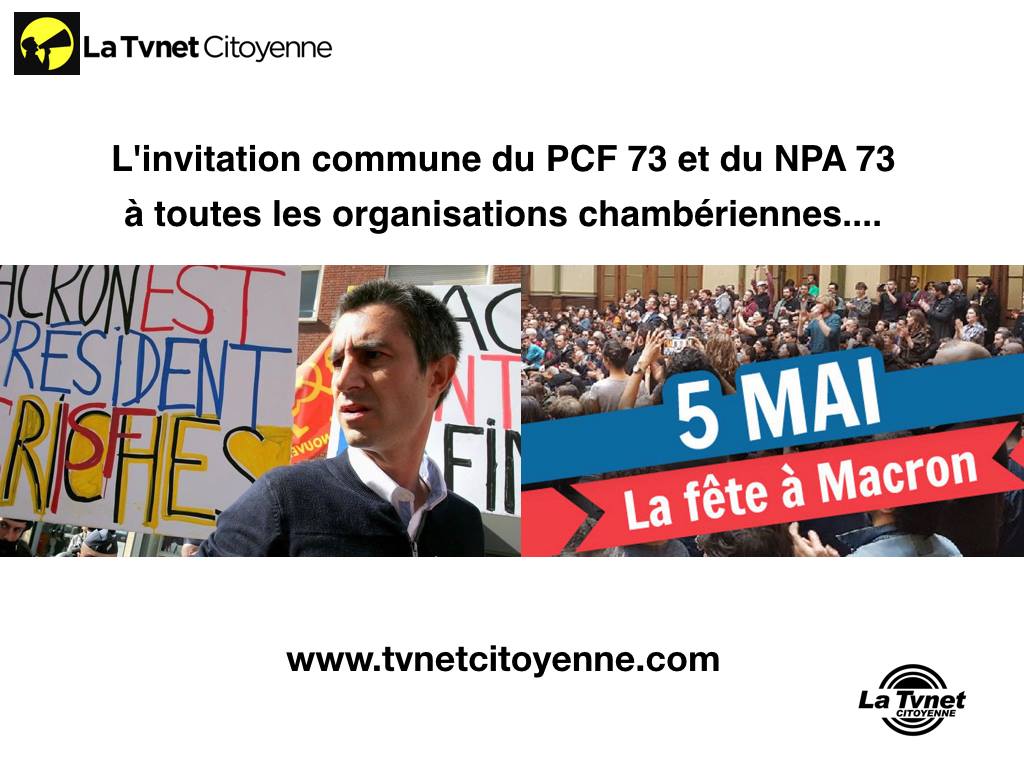 le 5 mai la fête à Macron,