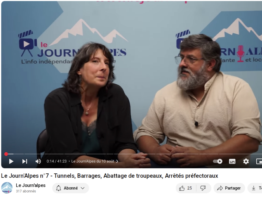 Le Journ'Alpes n°7 - Tunnels, Barrages, Abattage de troupeaux, Arrêtés préfectoraux